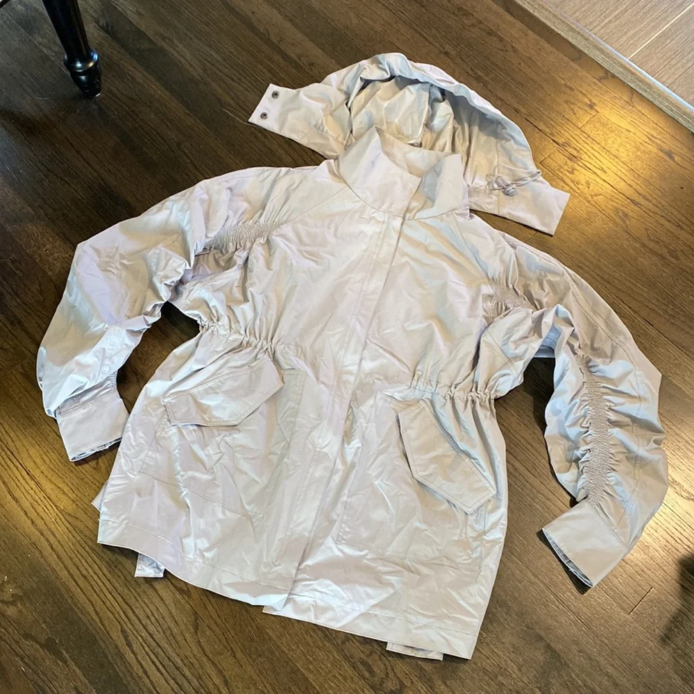 Fabletics Haze Gray Giana Jacket Medium M EUC - Picture 4 of 10